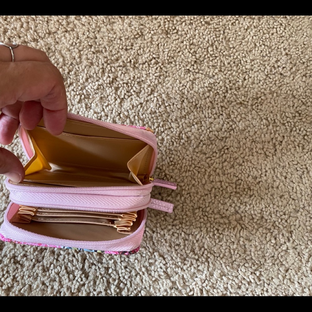 Pink wallet